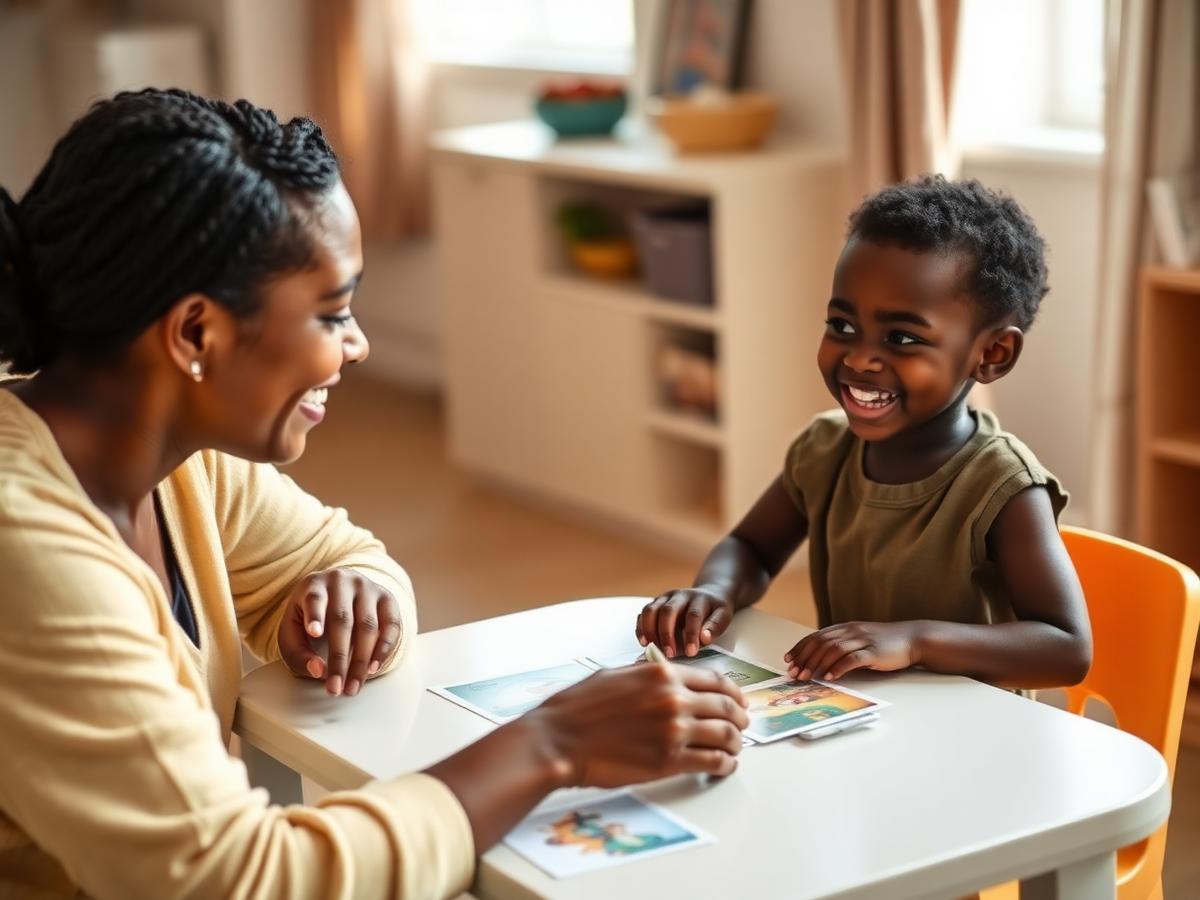 Specialthrive therapist working with a child